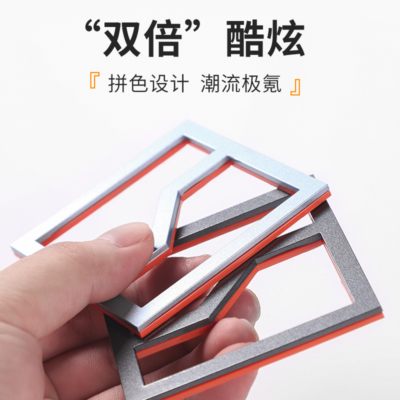 适用zeekr极氪001/X车标个性黑化车头机盖尾标装饰贴汽车改装用品