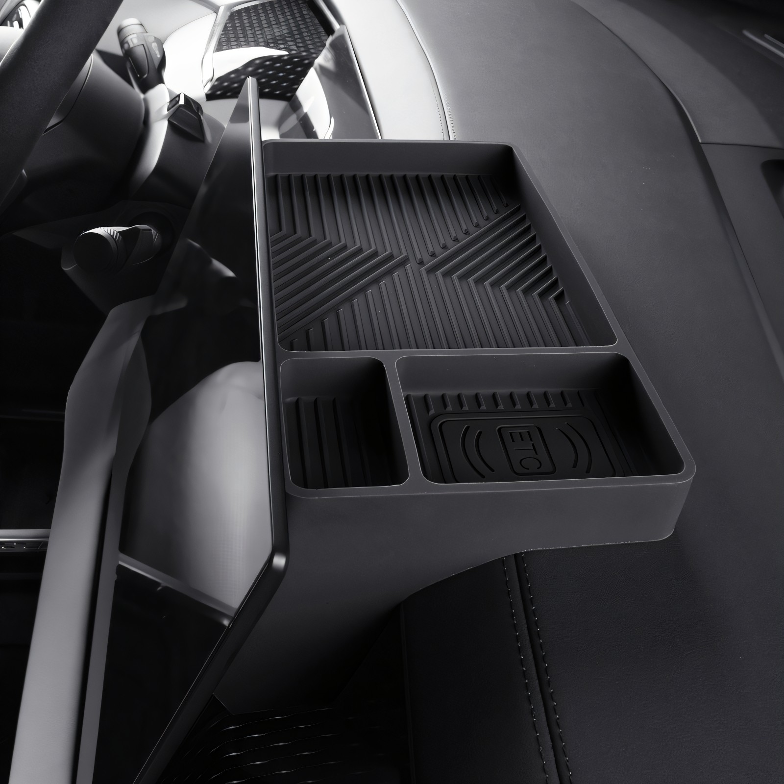 适用25款极氪009中控屏幕后储物盒仪表台ETC纸巾收纳置物用品配件,淘宝优惠券,粉丝福利购,淘宝优惠卷