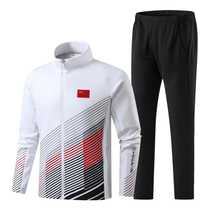 Autumn Winter Long Sleeve Badminton Suit Qi Volleyball Tennis Match Training appearance Conqueror table tennis clothes for running fitness costumes