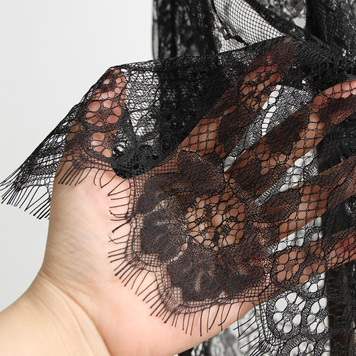 蕾丝内搭裙ins中长款夏季无内衬旗袍半裙汉服网纱内搭大码半身裙 - 图0