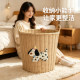 Large-capacity cute puppy plastic handmade dirty clothes basket household dirty clothes storage basket ins style bathroom and bedroom use