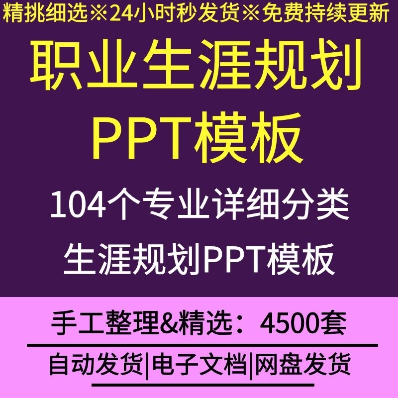 大学生毕业应届生找工作面试应聘职业生涯规划106个专业详细分类