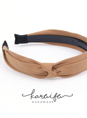 发饰黑色头箍百搭宽边带齿防滑