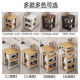 Kitchen sandwich cabinet storage rack multi-functional storage storage cabinet household floor-standing microwave kitchen supplies storage rack
