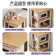Kitchen sandwich cabinet storage rack multi-functional storage storage cabinet household floor-standing microwave kitchen supplies storage rack