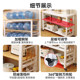 Kitchen storage rack floor-standing multi-layer movable storage cabinet multi-functional wheeled vegetable cutting table kitchen supplies storage rack