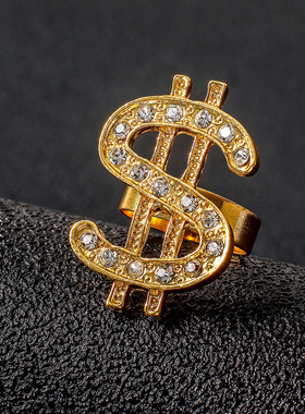 土豪大金链子道具男嘻哈吊坠项链