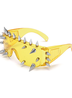 欧美复古潮流大框铆钉太阳镜男女