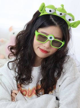 搞怪三眼仔墨镜大眼仔眼镜史莱克