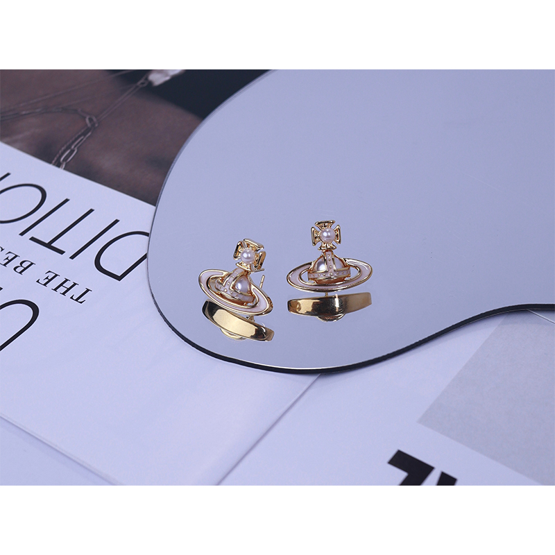 LAMB ACC 寻找蝴蝶 简约气质金属蝴蝶结针织耳饰耳钉 - 图3