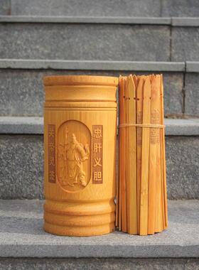 竹签筒筷子筒餐厅商用沥水
