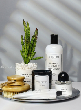 洗手间香薰浴室柜台面托盘套装