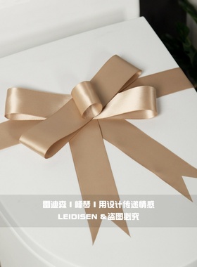 新房马桶封条蝴蝶结装饰摆件拉花卫浴展厅新房交付绑花封条摆件