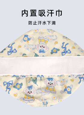 印花手术帽无檐帽医护包头帽纯棉