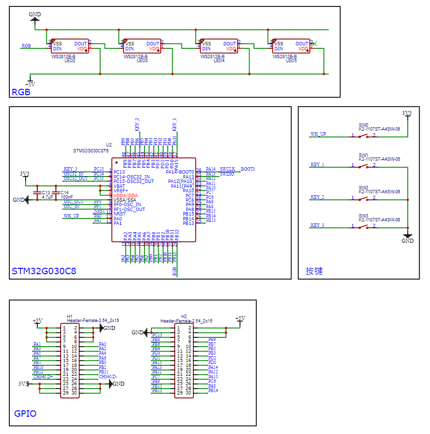 【皮卡派Zero】Python单片机开发STM32 Type-C 开发板 - 图2