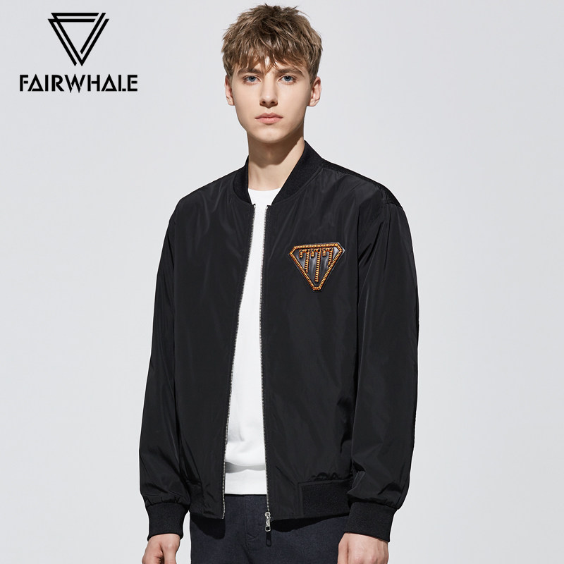 马克华菲男秋季2020新款韩版夹克 马克华菲康百夹克