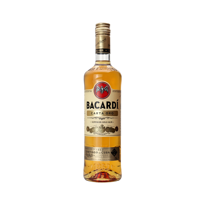 百加得金朗姆酒 BACARDI RUM 烘培调酒莫吉托基酒 750ML进口洋酒 - 图2