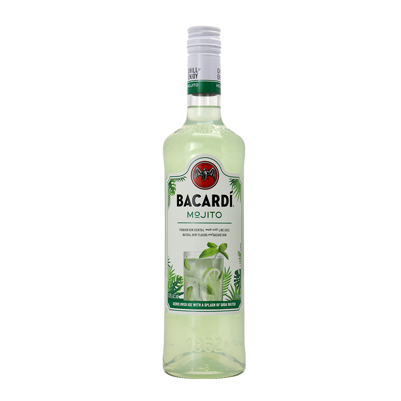 Bacardi百加得莫吉托预调鸡尾酒mojito基酒调酒烘焙700ml正品洋酒 - 图3