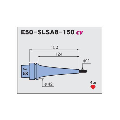E50-SLRA4-150CV 6-150CV 10日本MST恩司迪热装刀柄现货需询价 - 图3