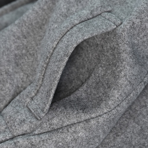 思琪女装2511/17 西班牙单仿毛呢立领拉链休闲短款呢子夹克外套 - 图1