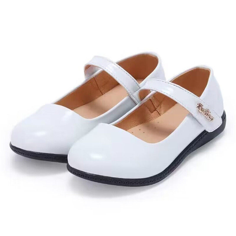 银白色亮片公主鞋女生舞蹈鞋中小学生班级大合唱男女黑色白色皮鞋,淘宝优惠券,粉丝福利购,淘宝优惠卷