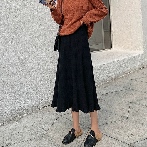 2022 Qiu Xinyu Tibin Юбка женские женские юбки