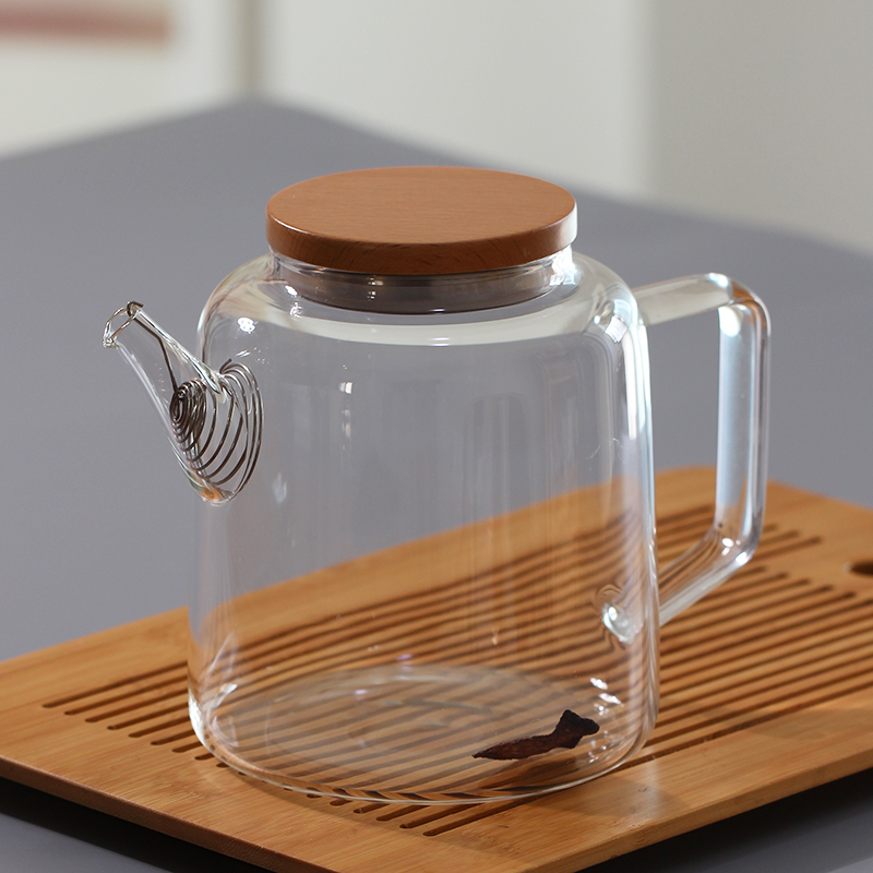 耐高温玻璃煮茶壶 耐热玻璃茶具泡茶壶茶具套装花茶壶煮茶器般若