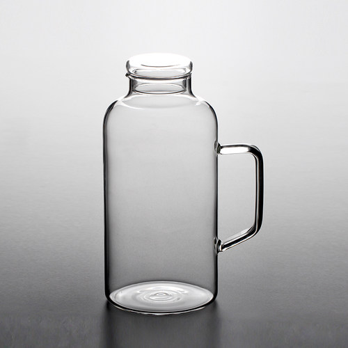 耐高温玻璃凉开水壶 家用大容量冷水壶冰箱壶侧门 可开水泡茶壶 - 图1