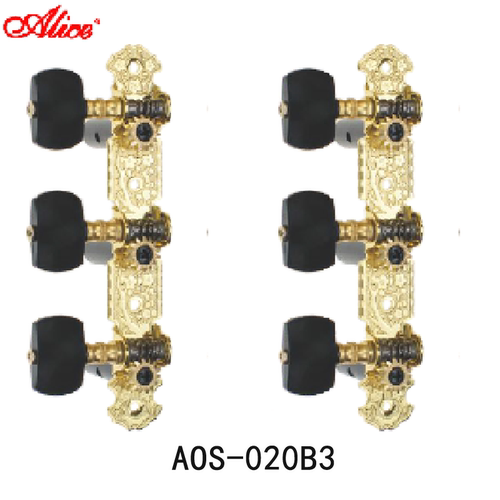 包邮爱丽丝AOS-020B古典吉他旋钮弦钮弦轴两排套装工具配件送螺丝 - 图3