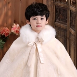 Детский зимний плащ для выхода на улицу, детская утепленная накидка для мальчиков, удерживающая тепло куртка, увеличенная толщина, китайский стиль