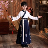 Детское ханьфу, детский осенний демисезонный костюм для мальчиков, китайский стиль, детская одежда