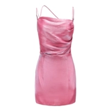 Осеннее приталенное платье, мини-юбка, с акцентом на бедрах