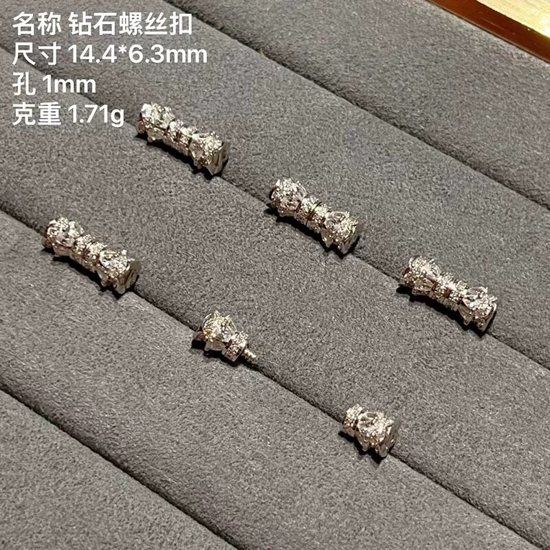 S925银镀金24K配件六字真言莲花螺丝扣磁吸扣手链项链收尾扣,淘宝优惠券,粉丝福利购,淘宝优惠卷