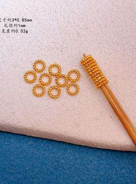 s925银镀金麻花隔片隔珠花托