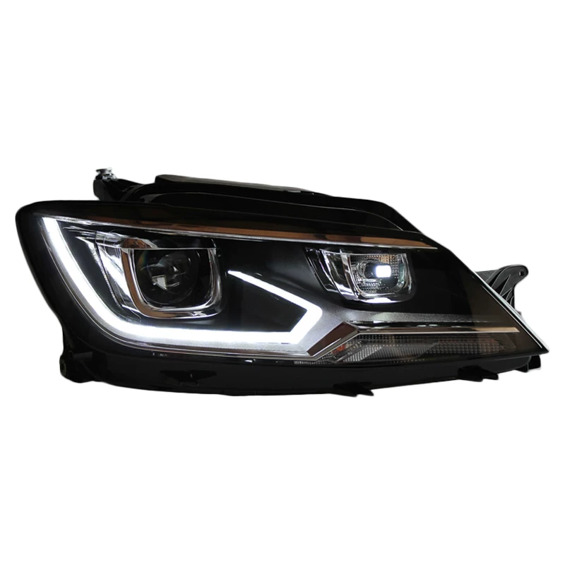 Комплект передних фар Lingdu Shiyu Volkswagen Lingdu LED-фары с модернизацией, лазерная линза OZIM, дневные ходовые огни высокого класса