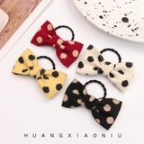 Безвредная детская резинка для волос с бантиком, детский аксессуар для волос, не повреждает волосы