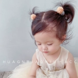 Маленькая детская безвредная милая резинка, аксессуар для волос, не повреждает волосы, простой и элегантный дизайн