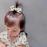 Безвредная детская резинка для волос с бантиком, детский аксессуар для волос, не повреждает волосы