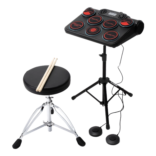 Электронные профессиональные барабаны, портативные ударные инструменты для детей и взрослых для начинающих
