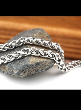 项链钛钢新款时尚龙骨链男女