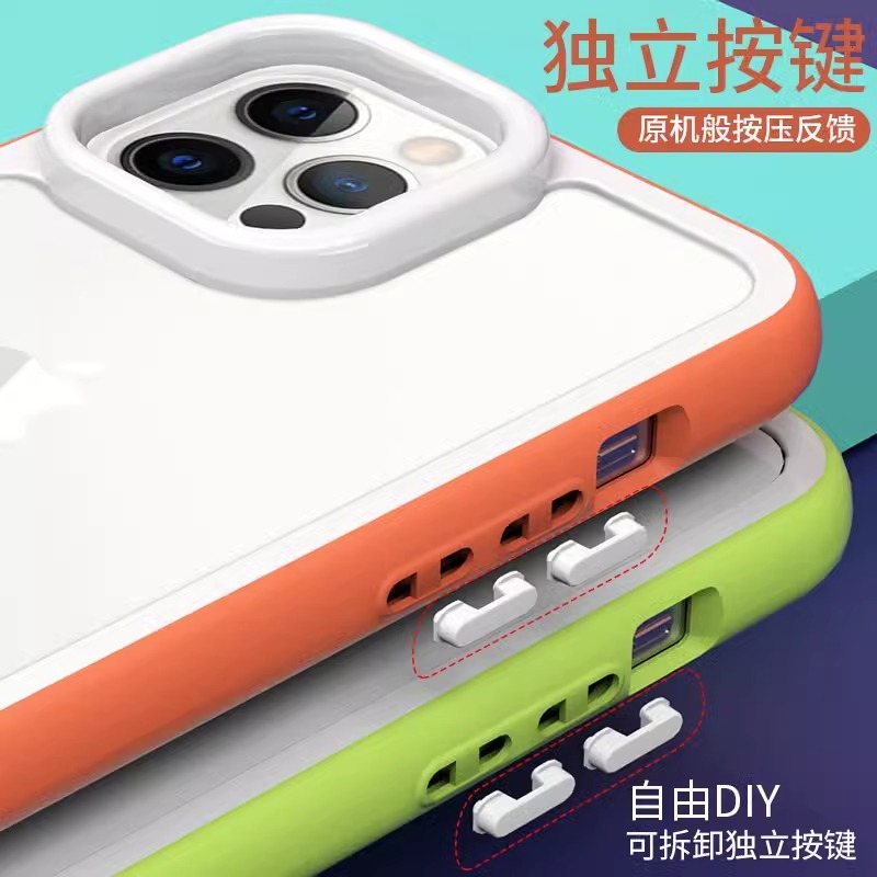 适用苹果14pormax手机壳新款iPhone13pro无边框12pro散热保护套11透气超薄防摔透明14plus男女商务个性高级感 - 图2