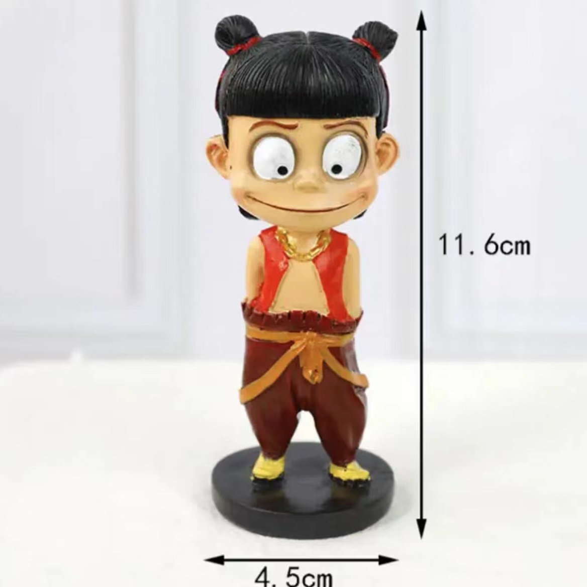 哪吒手办蛋糕装饰摆件网红创意生日烘焙哪吒插件插牌插签哪吒公仔