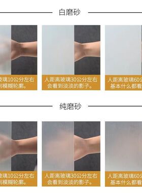 无胶静电透光不透明磨砂浴室玻璃贴纸卫生间防窥膜办公室隔断贴膜