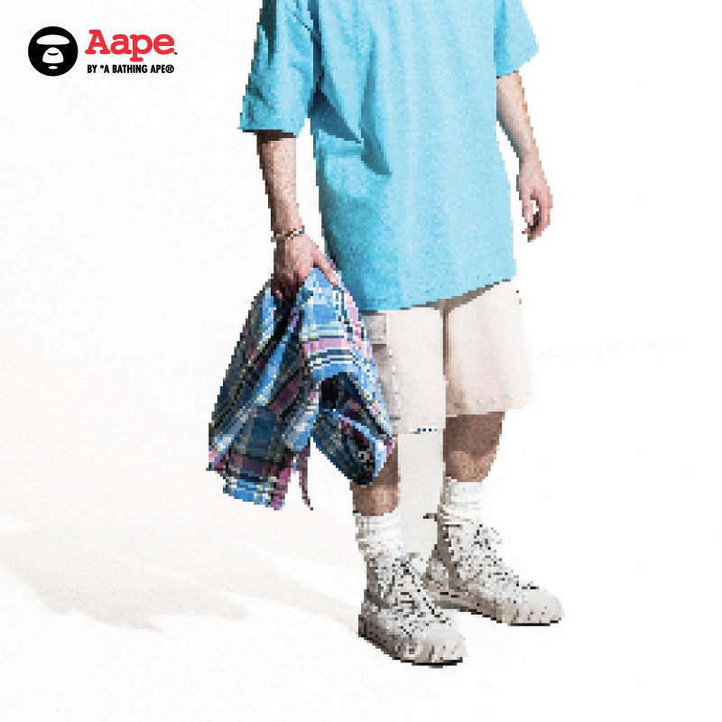 Aape旗舰店男装春夏小标徽章多口袋潮流休闲短裤B679XXO,淘宝优惠券,粉丝福利购,淘宝优惠卷