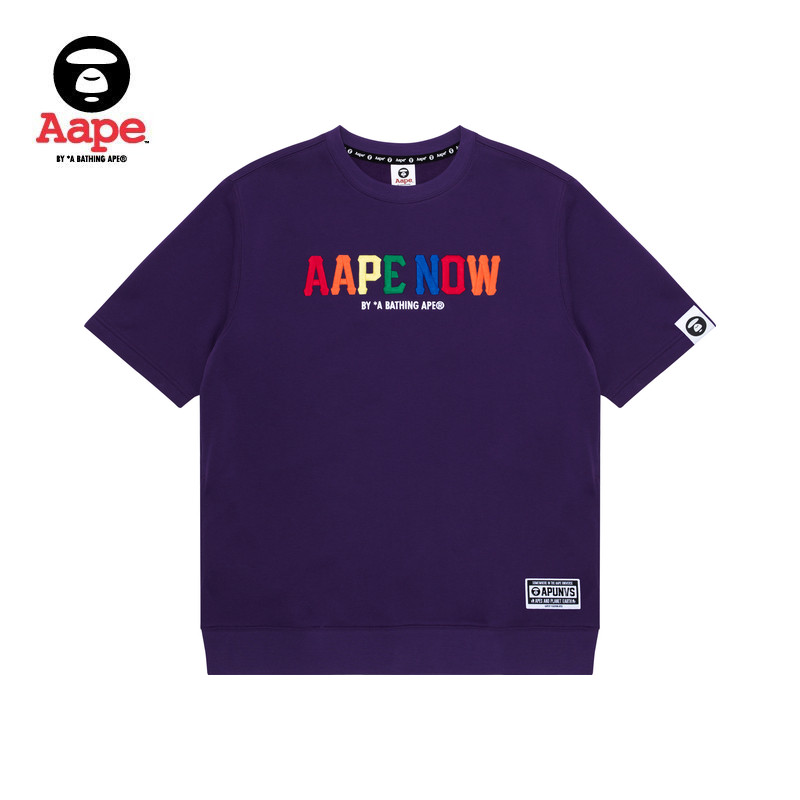 aape男装春夏简约彩色字母刺绣卫衣 Aape卫衣
