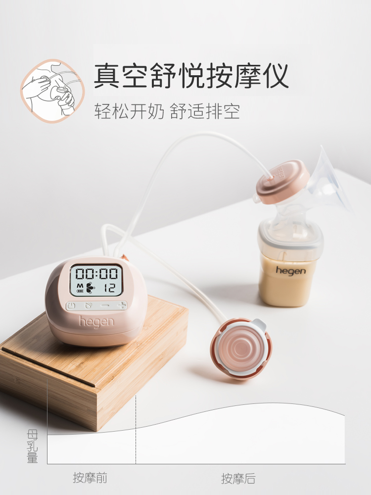 hegen新加坡原装进口智能吸奶器 hegen吸奶器