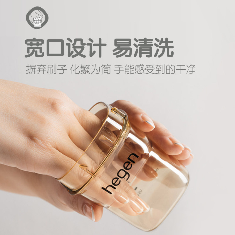 新加坡hegen新生儿宽口ppsu仿奶瓶 hegen奶瓶