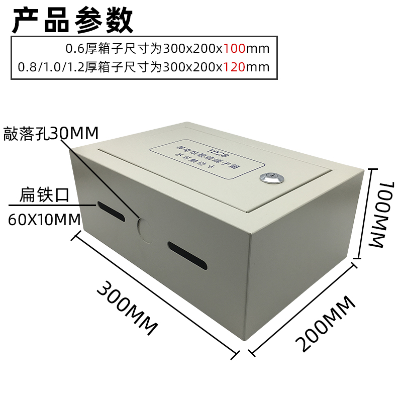 明装总等电位端子箱MEB防雷接地测试箱TD28总等电位盒300 200大号