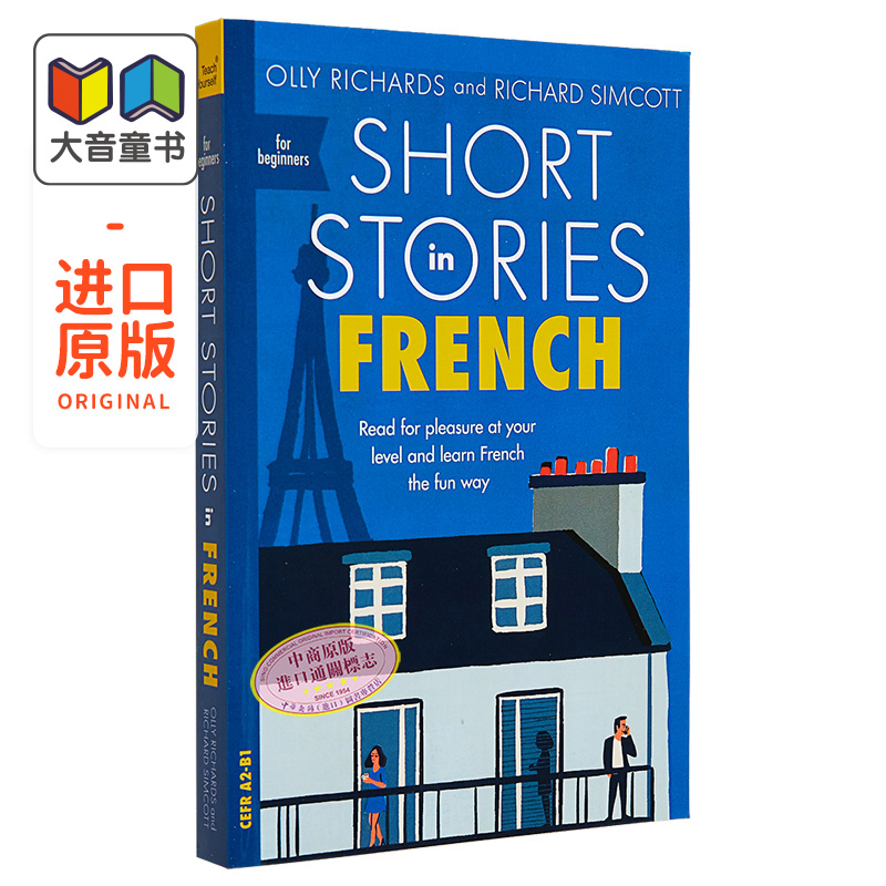 预售 初学者的法语短篇小说 Short Stories in French for Beginners 英文原版 法语学习 进口图书 语言学习教辅参考书 大音 - 图0