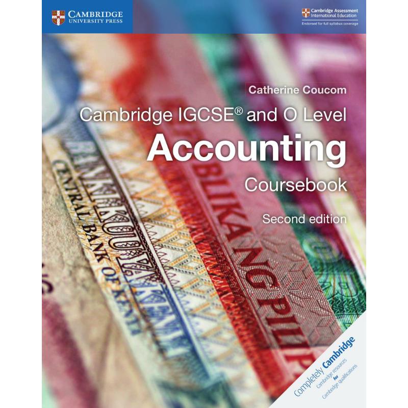 Cambridge IGCSE and O Level Accounting Coursebook/Workbook 剑桥会计课程 教材课本/练习册 可选 2018 第二版 - 图0